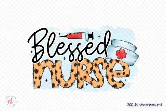 Blessed Nurse Nurse Sublimation Design Graphics