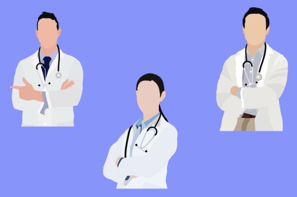 Colorful Medical Uniform Vector: Graphics for Crafts