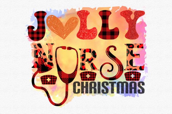 Jolly Nurse Christmas Sublimation Graphics