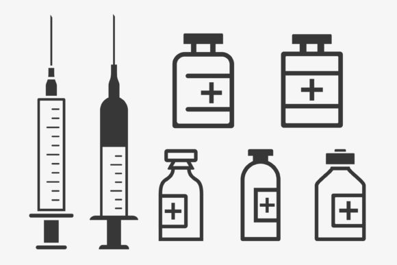 Medical Icons for Graphics and Crafts