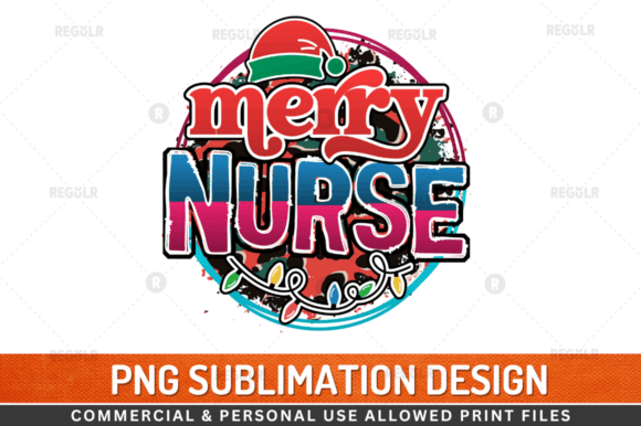 Merry Nurse Sublimation: Graphics and Crafts