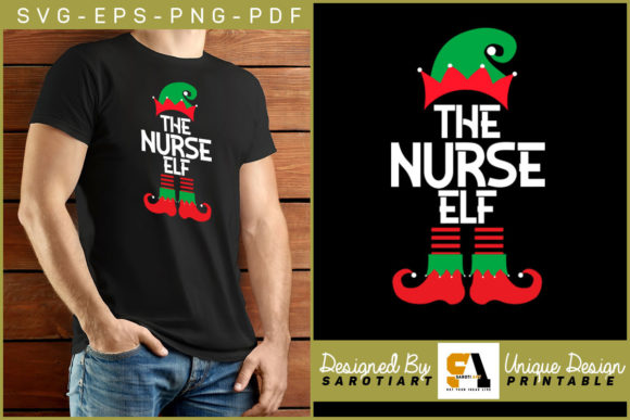 Nurse Christmas T-shirt: Graphics & Crafts for Creative Publishing