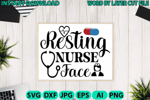 Resting Nurse Face Cratfs: Graphics and Crafts for Creative Marketing