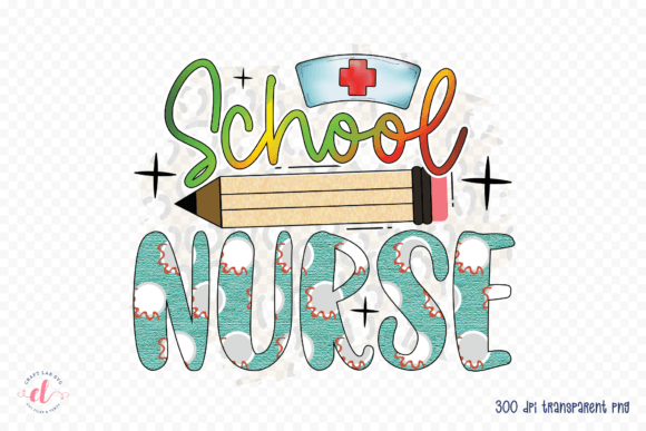 School Nurse PNG, Nurse Sublimation PNG