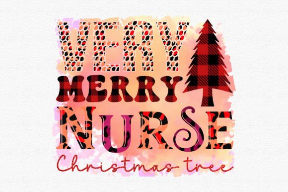 Very Merry Nurse Christmas Tree: Graphics and Crafts for Holiday Design